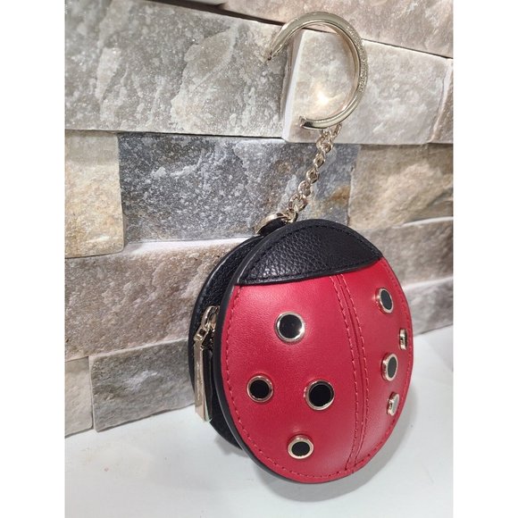 kate spade coin case pouch ladybug- Broken Clasp Keyring See Photos - Picture 4 of 15